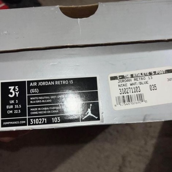 Air Jordan Retro 13 (GS) grey/white - Picture 2 of 2